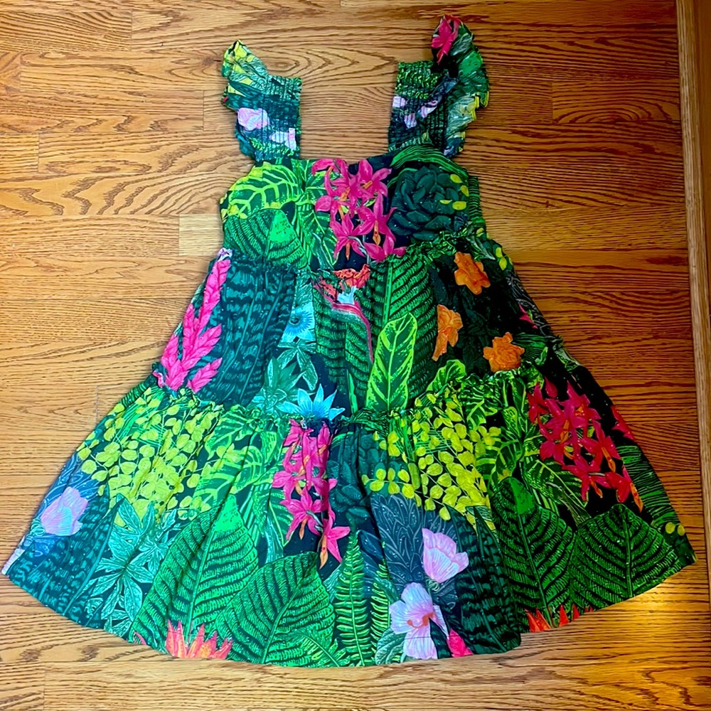 Red Dress Boutique | Palms Away Tropical Dress XS